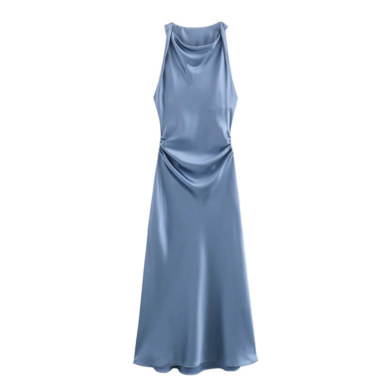Saltriveroutfitters Women’s Cowl-Neck Satin Slip Dress – Soft Polyester, Multiple Colors Available - Image 10