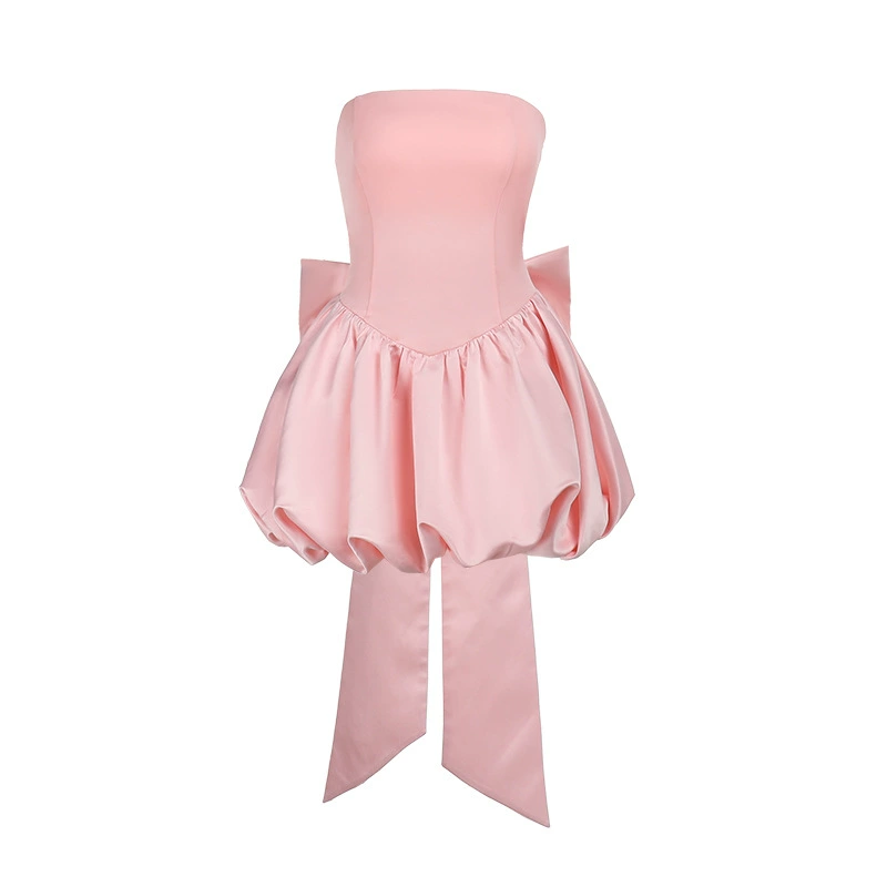 Saltriveroutfitters Strapless Bow Mini Dress - Image 5