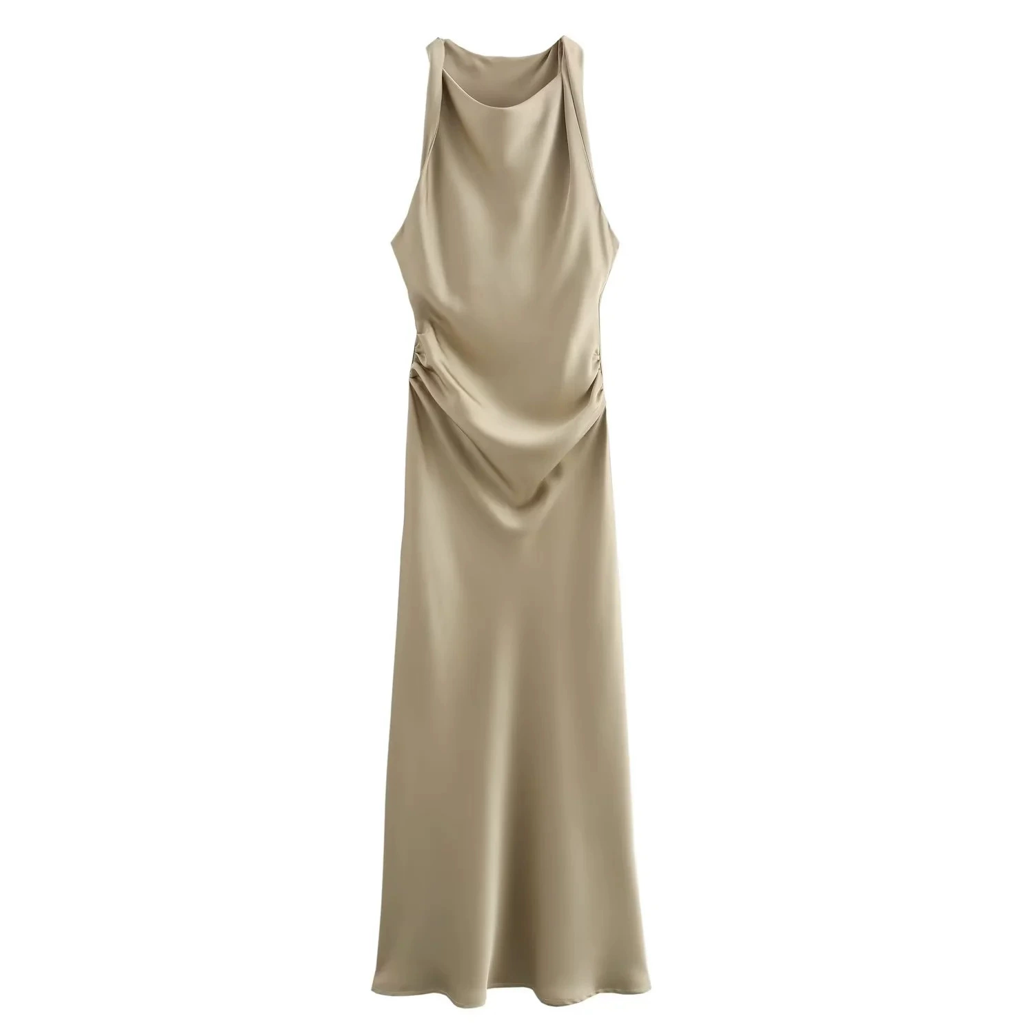 Saltriveroutfitters Women’s Cowl-Neck Satin Slip Dress – Soft Polyester, Multiple Colors Available - Image 7