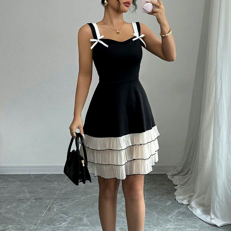 Saltriveroutfitters Elegant Color-Block Knit Dress - Image 6