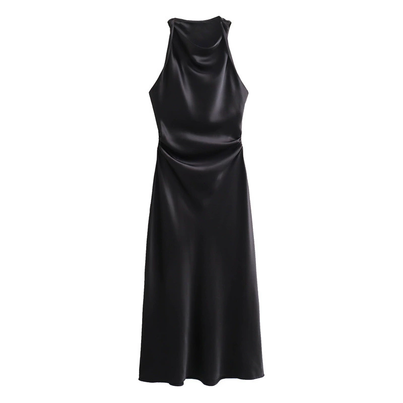 Saltriveroutfitters Women’s Cowl-Neck Satin Slip Dress – Soft Polyester, Multiple Colors Available - Image 6
