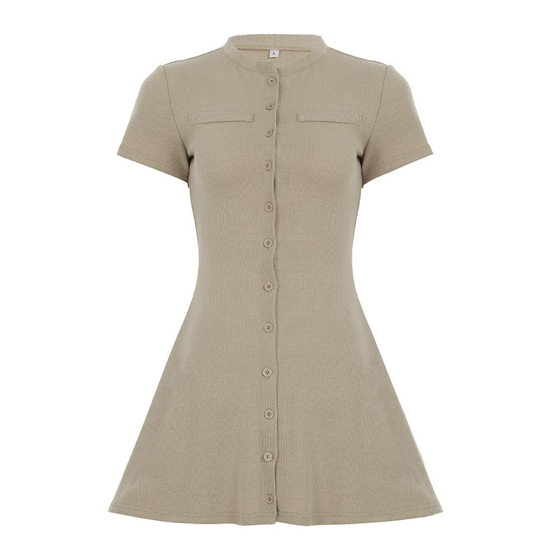 Saltriveroutfitters Knit Button-Up Short Dress - Image 6