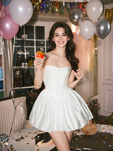 Saltriveroutfitters Women’s High-Waist Strapless Puff Dress - Image 4